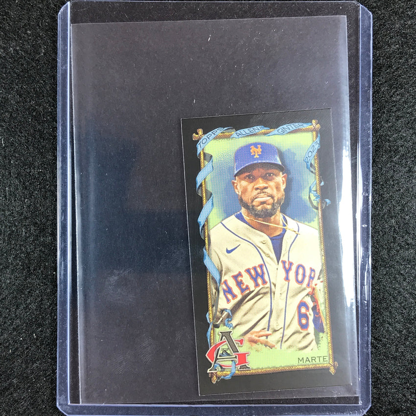 2023 Allen And Ginter Mlb Starling Marte Mini Black Bordered No 177