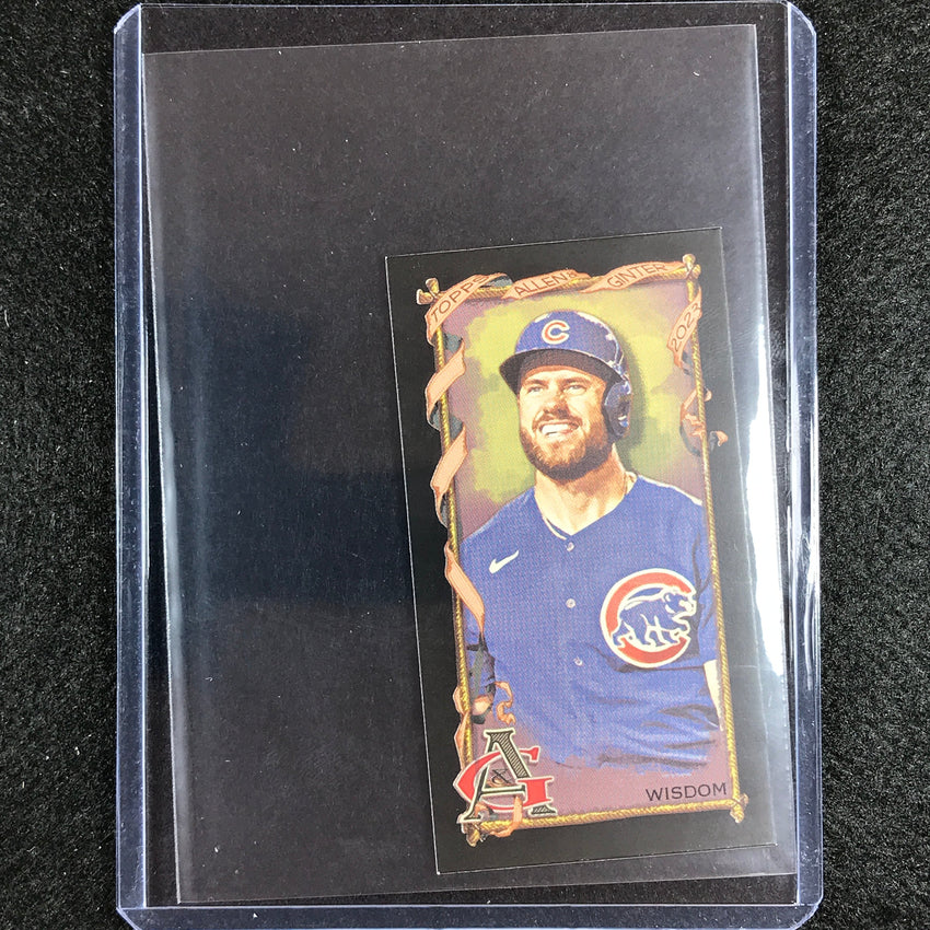 2023 Allen And Ginter Mlb Patrick Wisdom Mini Black Bordered No 195