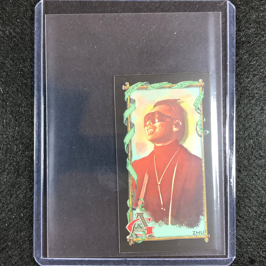 2023 Allen And Ginter Mlb Zhu Mini Black Bordered No 228