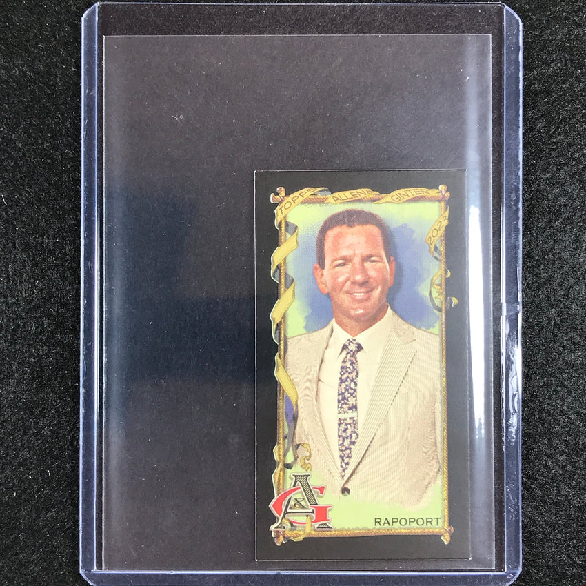 2023 Allen And Ginter Mlb Ian Rapoport Mini Black Bordered No 241