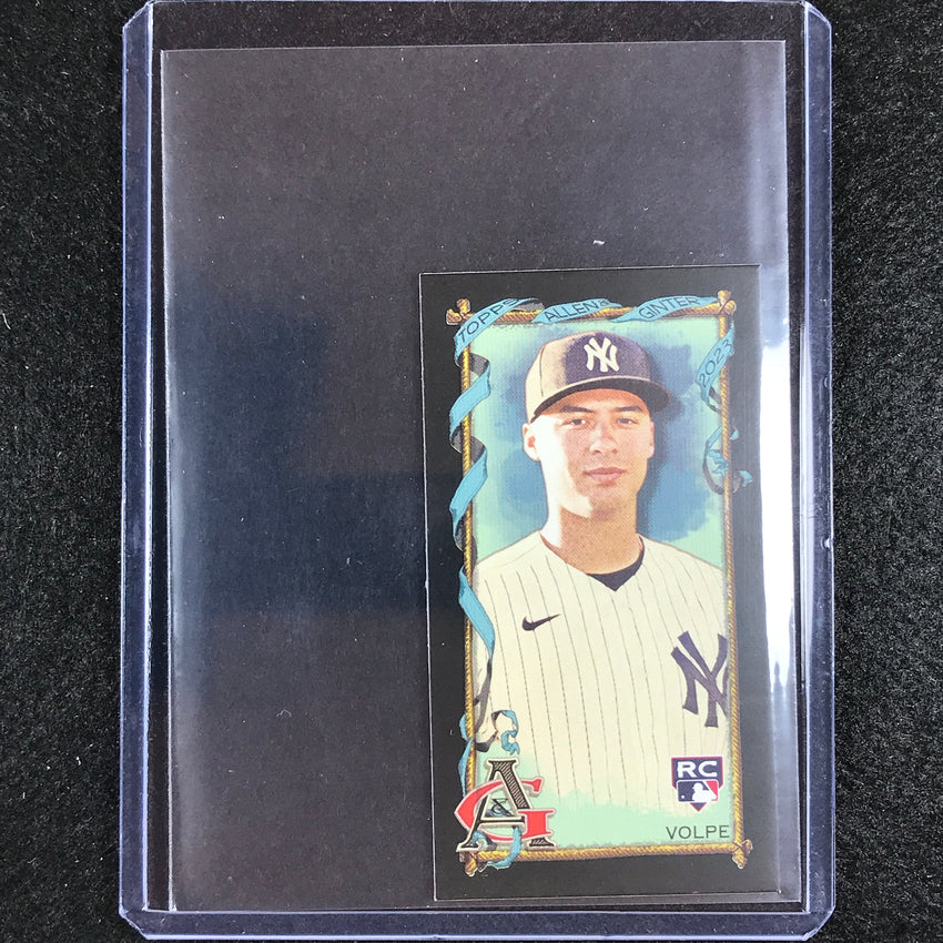 2023 Allen And Ginter Mlb Anthony Volpe Rookie Mini Black Bordered No 251