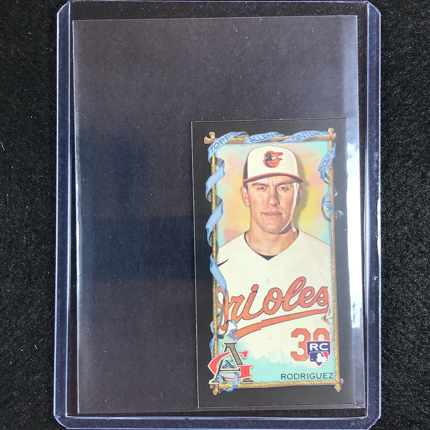 2023 Allen And Ginter Mlb Grayson Rodriguez Rookie Mini Black Bordered No 275