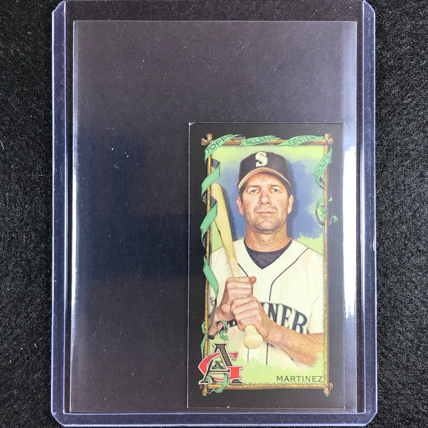 2023 Allen And Ginter Mlb Edgar Martinez Mini Black Bordered Sp No 302