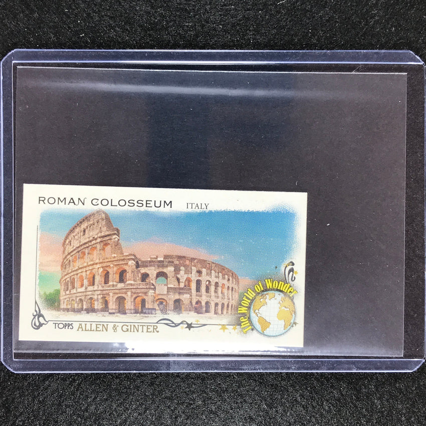 2023 Allen And Ginter Mlb Roman Colosseum Italy World Of Wonder Minis No 7