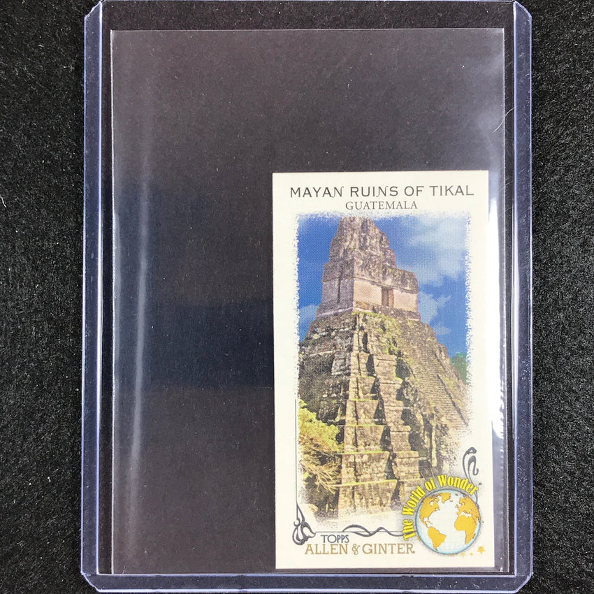 2023 Allen And Ginter Mlb Mayan Ruins Of Tikal Guatemala World Of Wonder Minis No 12