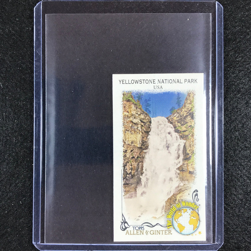 2023 Allen And Ginter Mlb Yellowstone National Park Usa World Of Wonder Minis No 17