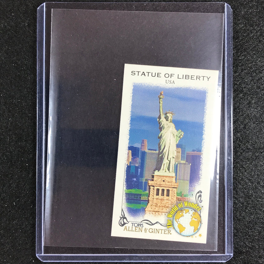 2023 Allen And Ginter Mlb Statue Of Liberty Usa World Of Wonder Minis No 44