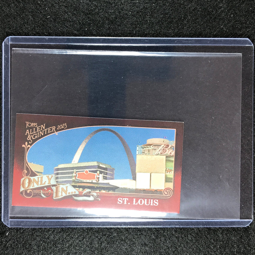 2023 Allen And Ginter Mlb St. Louis Views Of The Gateway Arch Only In Minis No 26