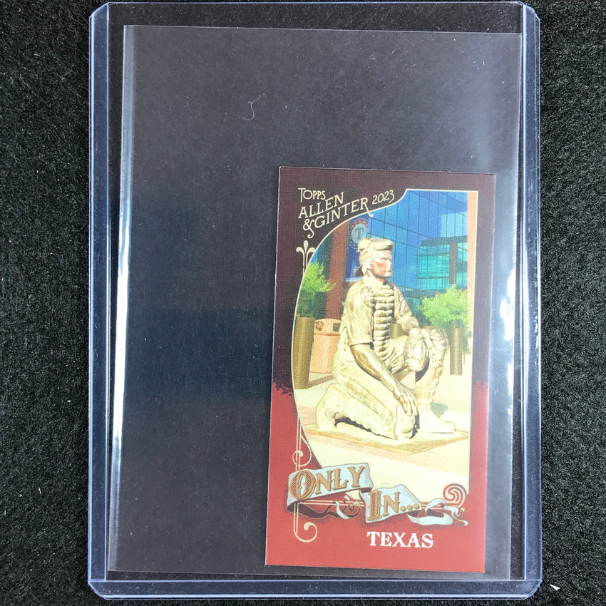 2023 Allen And Ginter Mlb Texas - Ivan Rodriguez Statue Only In Minis No 28