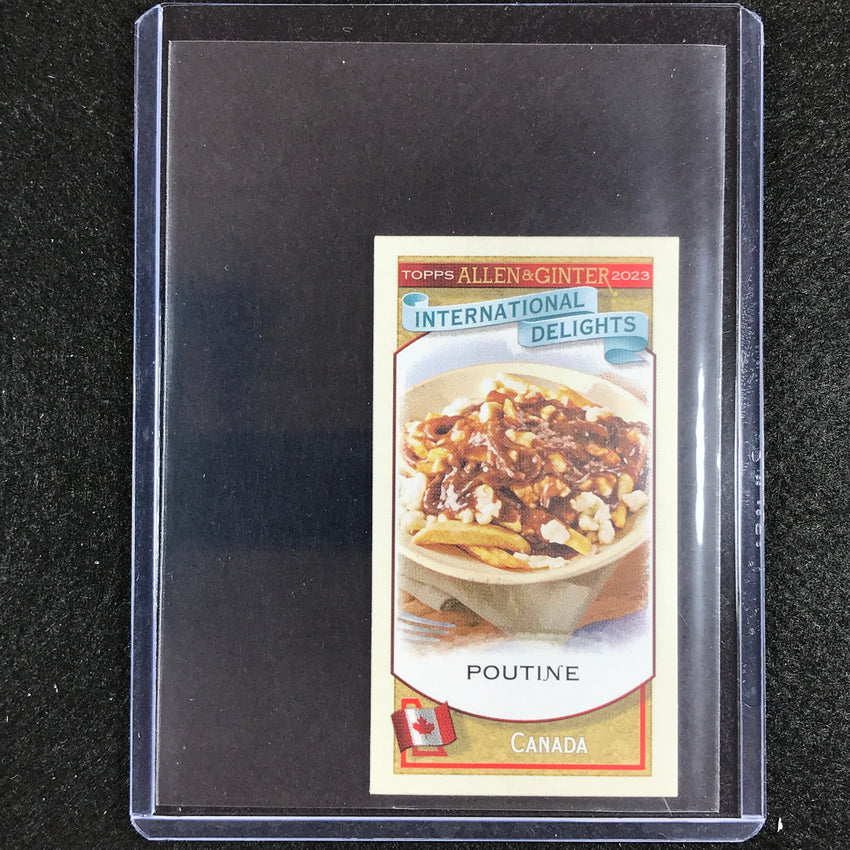 2023 Allen And Ginter Mlb Poutine - Canada International Delights Minis No 1