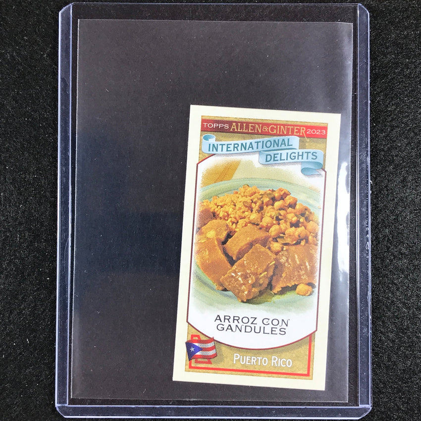 2023 Allen And Ginter Mlb Arroz Con Gandules International Delights Minis No 5