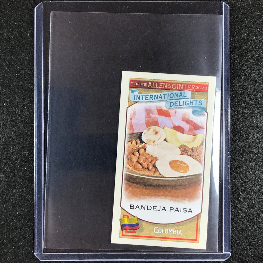 2023 Allen And Ginter Mlb Bandeja Paisa - Colombia International Delights Minis No 9
