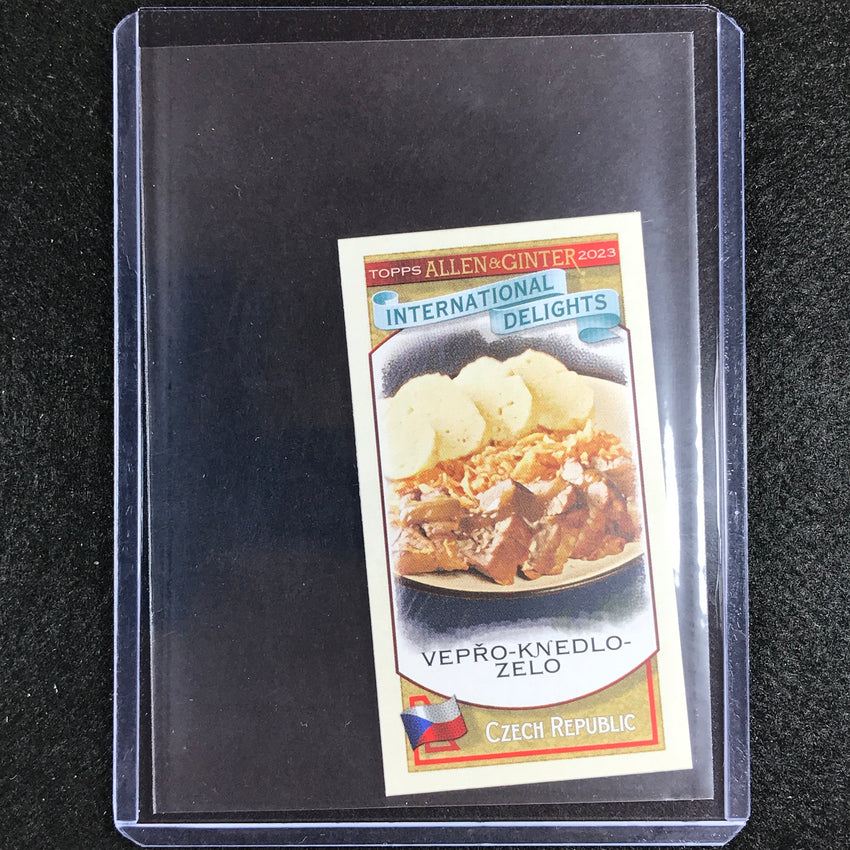 2023 Allen And Ginter Mlb Vepro-knedlo-zelo International Delights Minis No 18