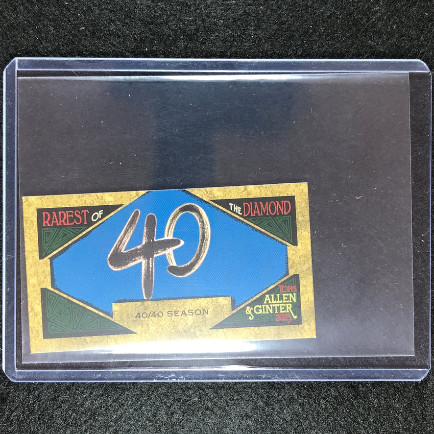 2023 Allen And Ginter Mlb 40/40 Season Rarest Of The Diamond Minis Sp No 9