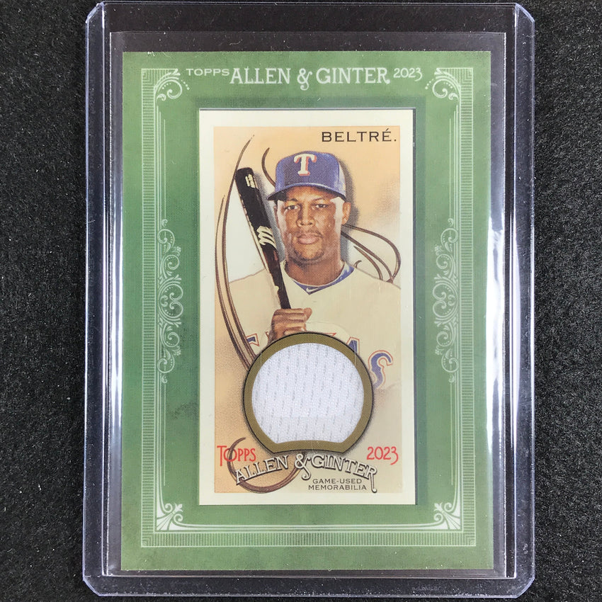 2023 Allen And Ginter Mlb Adrian Beltre Framed Mini Relic Memorabilia No Ab