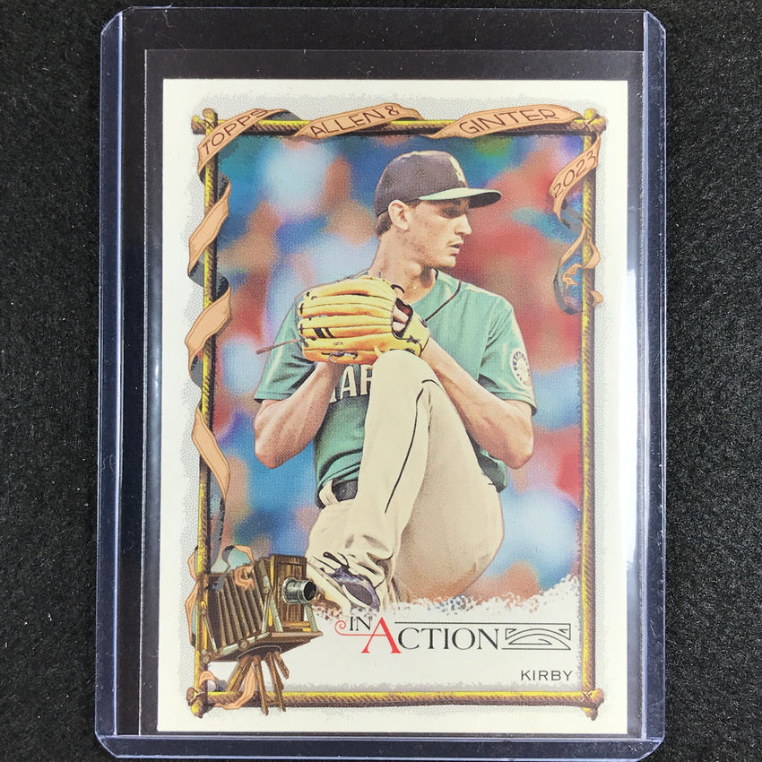 2023 Allen And Ginter Mlb George Kirby In Action Variation Sp No 21
