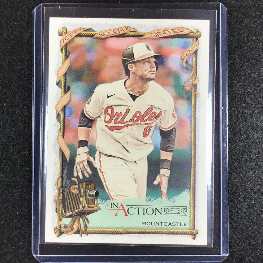 2023 Allen And Ginter Mlb Ryan Mountcastle In Action Variation Sp No 35