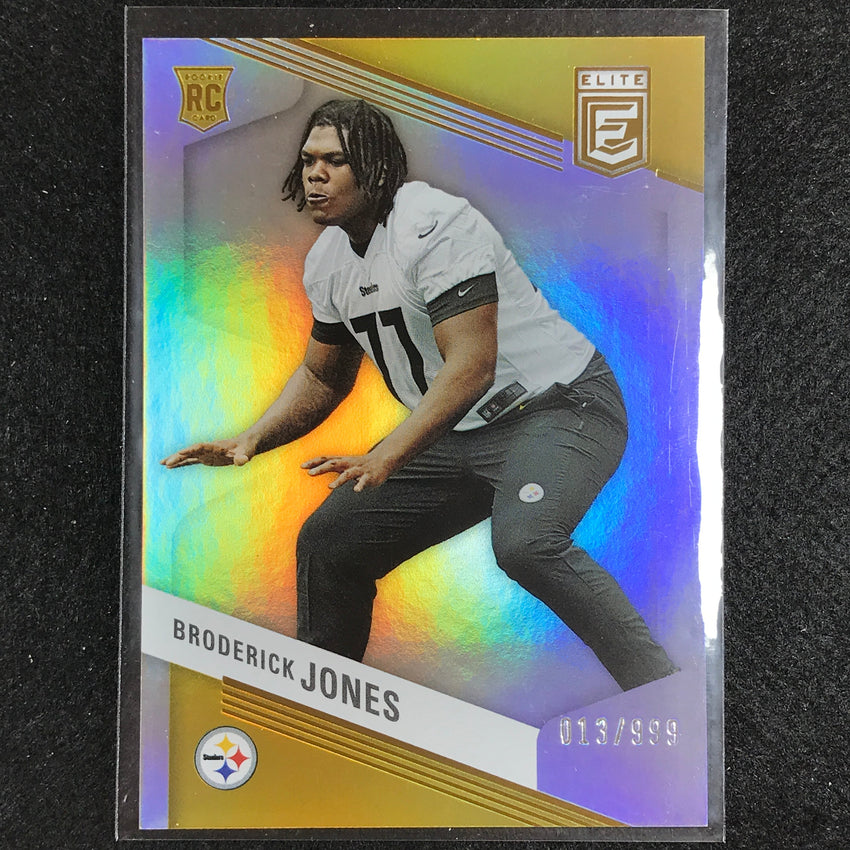 2023 Donruss Elite Nfl Broderick Jones Rookie Base 13/999 No 108