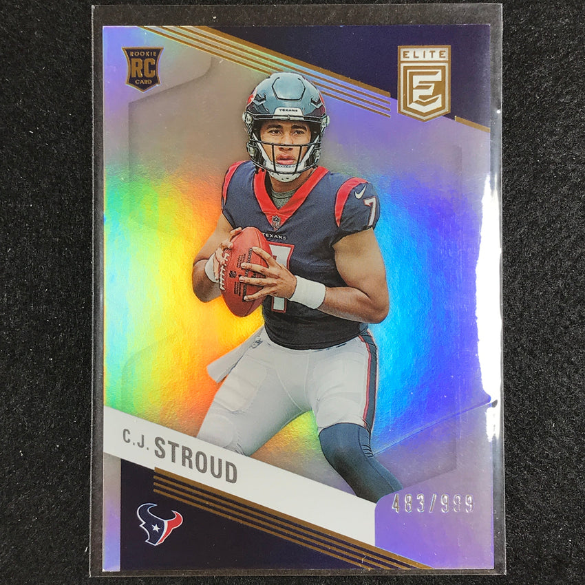 2023 Donruss Elite Nfl C.j. Stroud Rookie Base 483/999 No 112