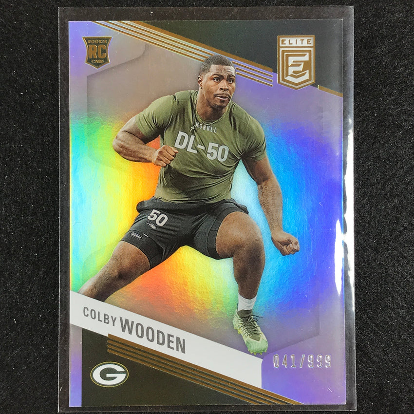 2023 Donruss Elite NFL COLBY WOODEN Rookie Base 41/999 #123