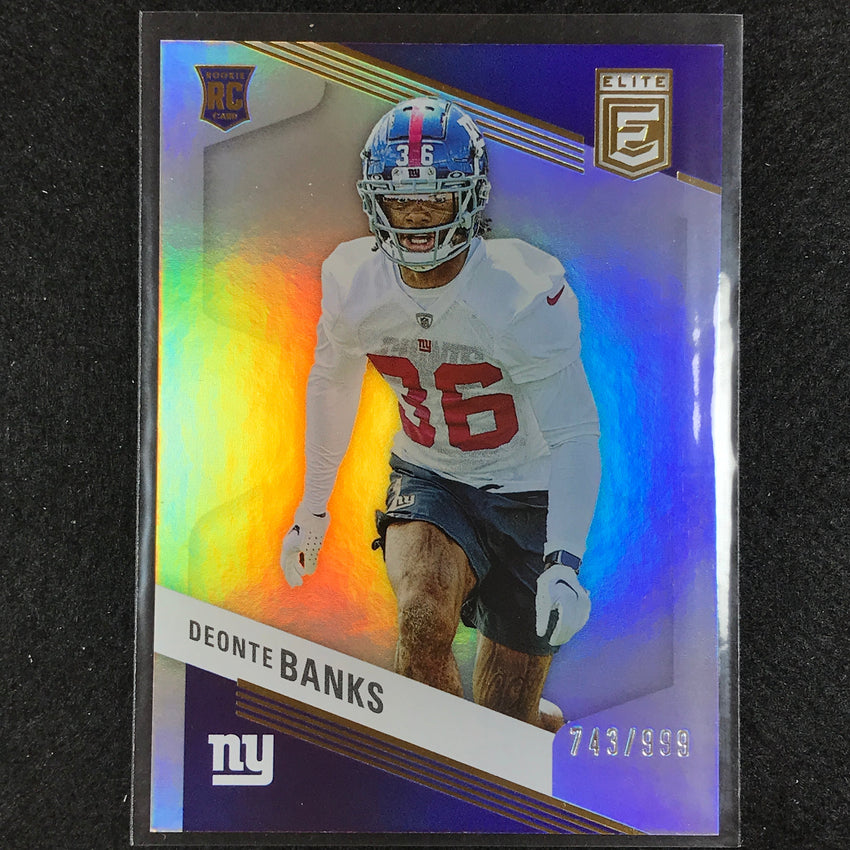 2023 Donruss Elite NFL DEONTE BANKS Rookie Base 743/999 #129