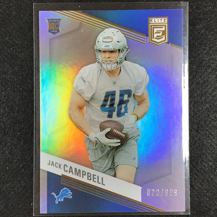 2023 Donruss Elite Nfl Jack Campbell Rookie Base 78/999 No 143