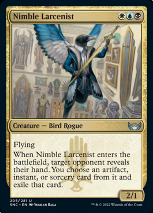 Nimble Larcenist 205/281 - Uncommon   Streets of New Capenna