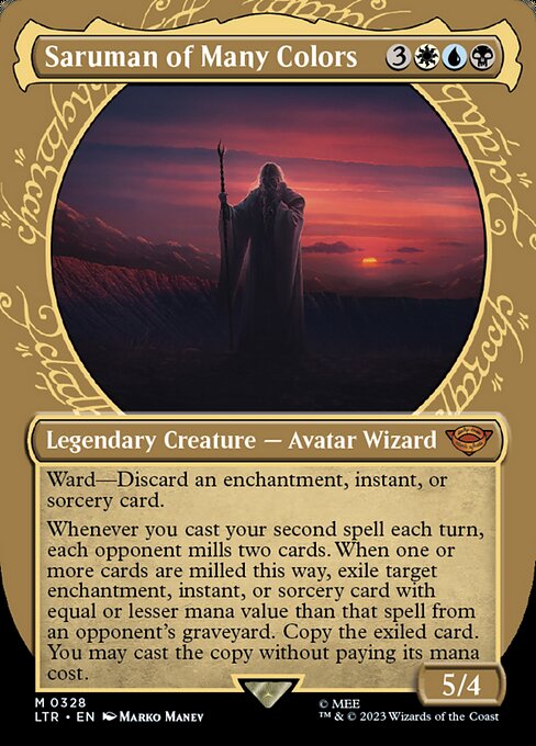 SHOWCASE Saruman of Many Colors #328  - Mythic Lord of the Rings: Tales of Middle-Earth