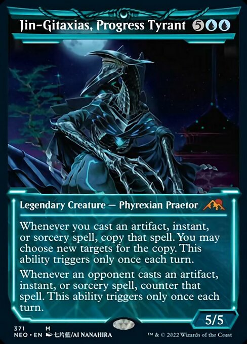 SHOWCASEJin-Gitaxias, Progress Tyrant 371 -  Kamigawa Neon Dynasty