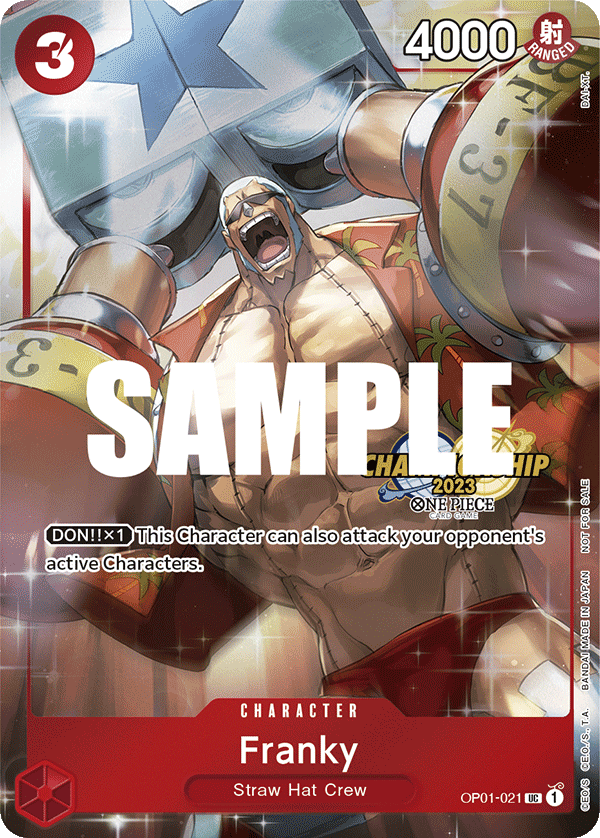 Franky - OP01-021 UC - Championship 2023 Celebration Pack Promo