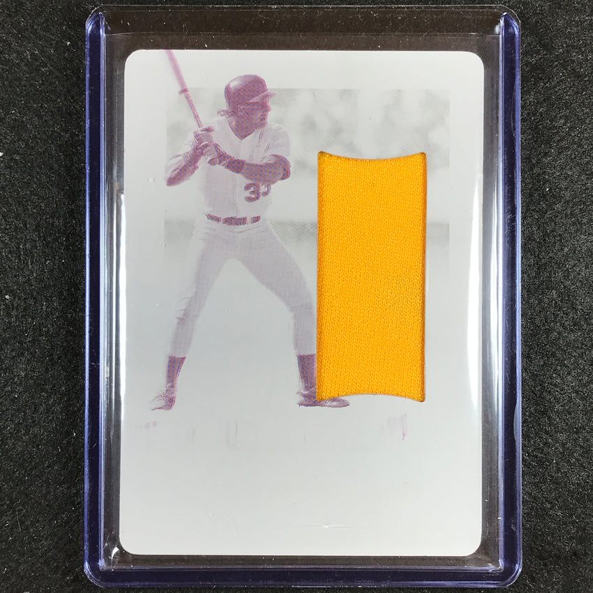 2023 National Treasures Jose Canesco Retro Materials Printing Pate Magenta 1/1