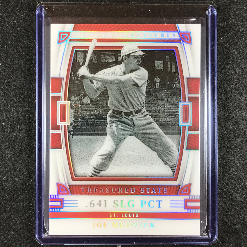 2023 National Treasures Joe Medwick Treasured Stats 96/99