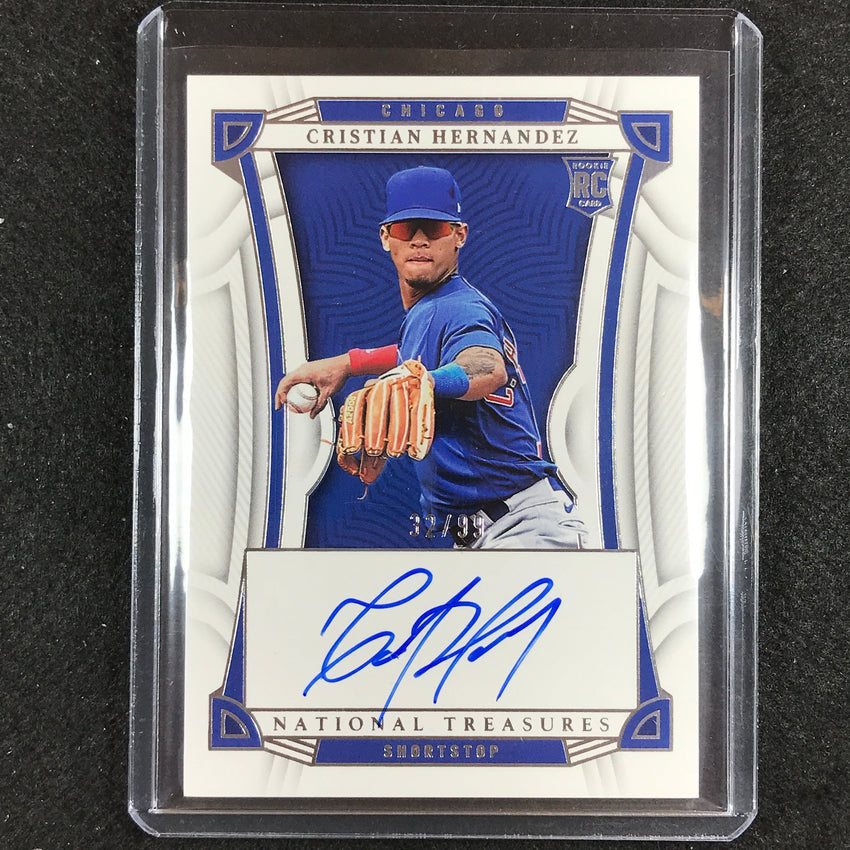 2023 National Treasures Cristian Hernandez Rookie Signatures Auto 32/99