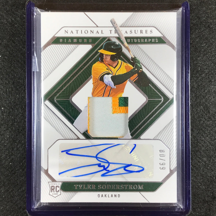 2023 National Treasures Tyler Soderstrom Diamond Rookie Patch Auto 80/99
