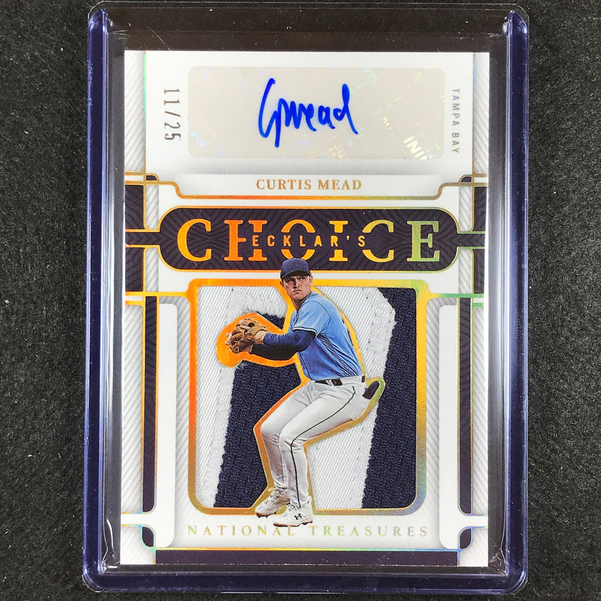 2023 National Treasures Curtis Mead Ecklars Choice Patch Auto Holo Gold 11/25