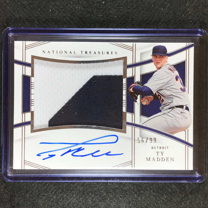 2023 National Treasures Ty Madden Rookie Material Signatures Auto 56/99