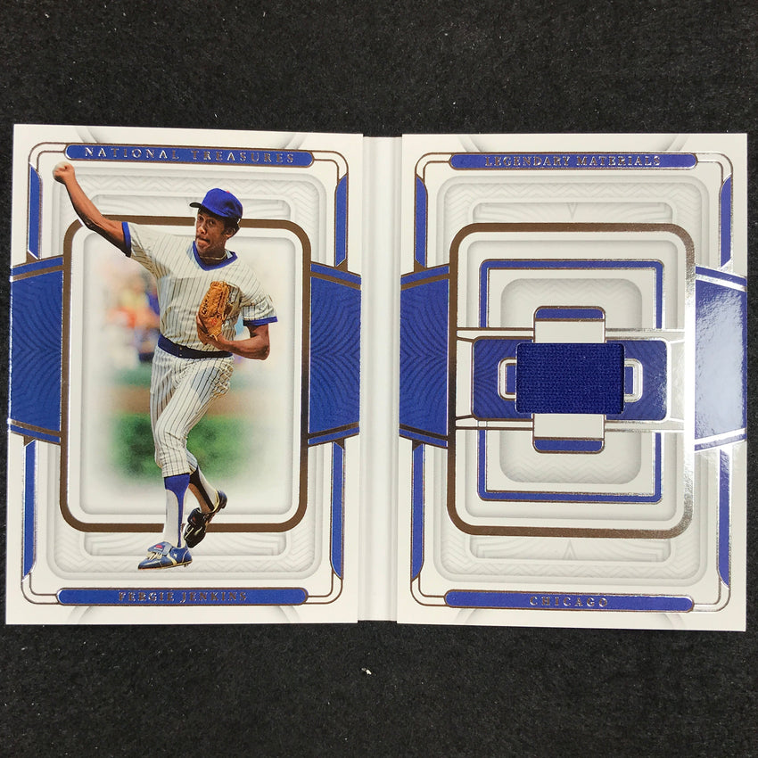 2023 National Treasures Fergie Jenkins Legendary Materials Booklet 9/65