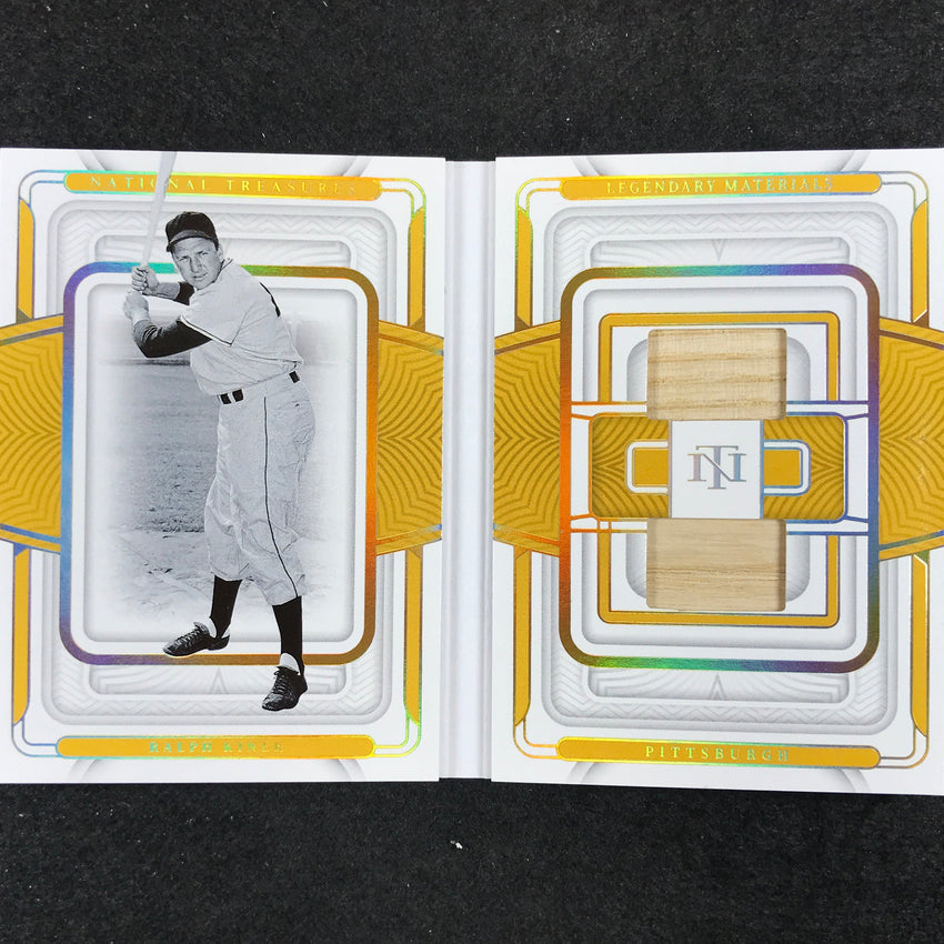 2023 National Treasures Ralph Kiner Legendary Dual Materials Booklet 25/25