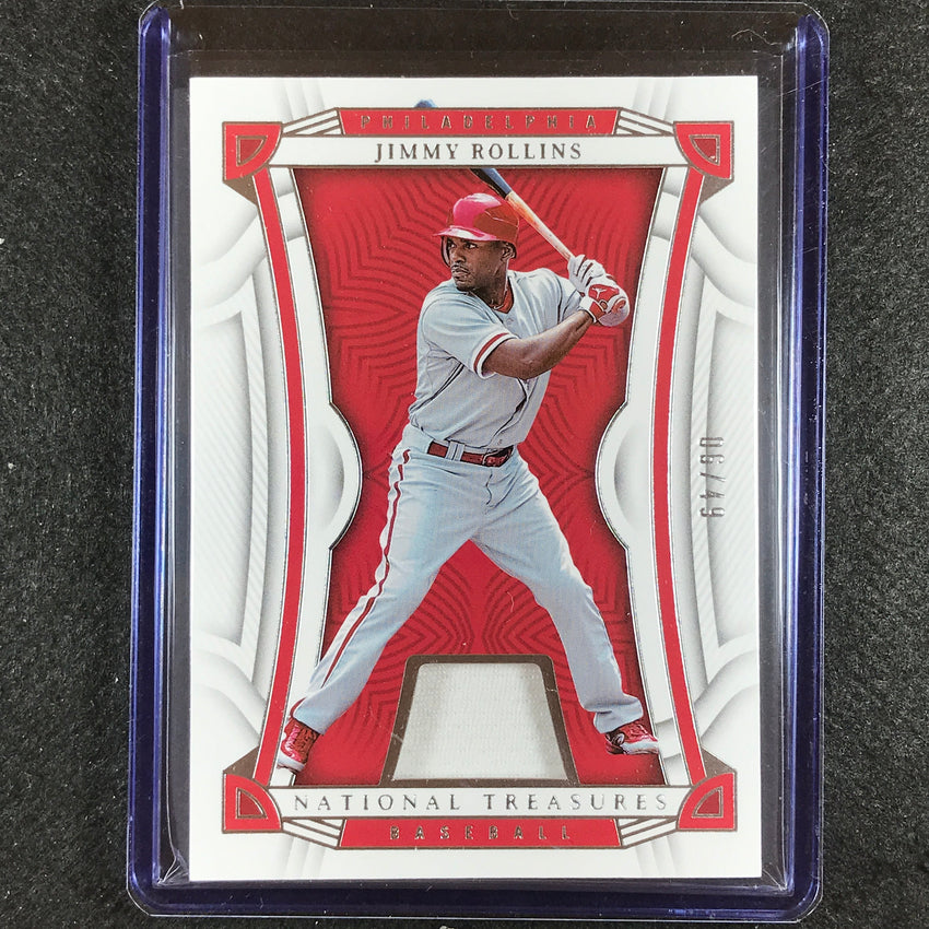2023 National Treasures Jimmy Rollins Base Jersey 6/49