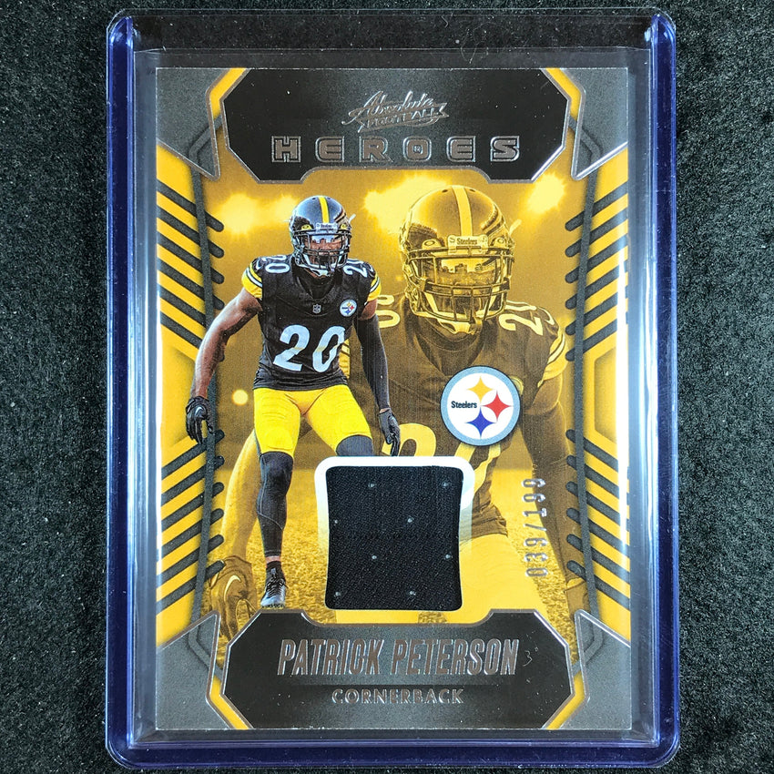 2023 Absolute Football Patrick Peterson Absolute Heroes Jersey 39/199