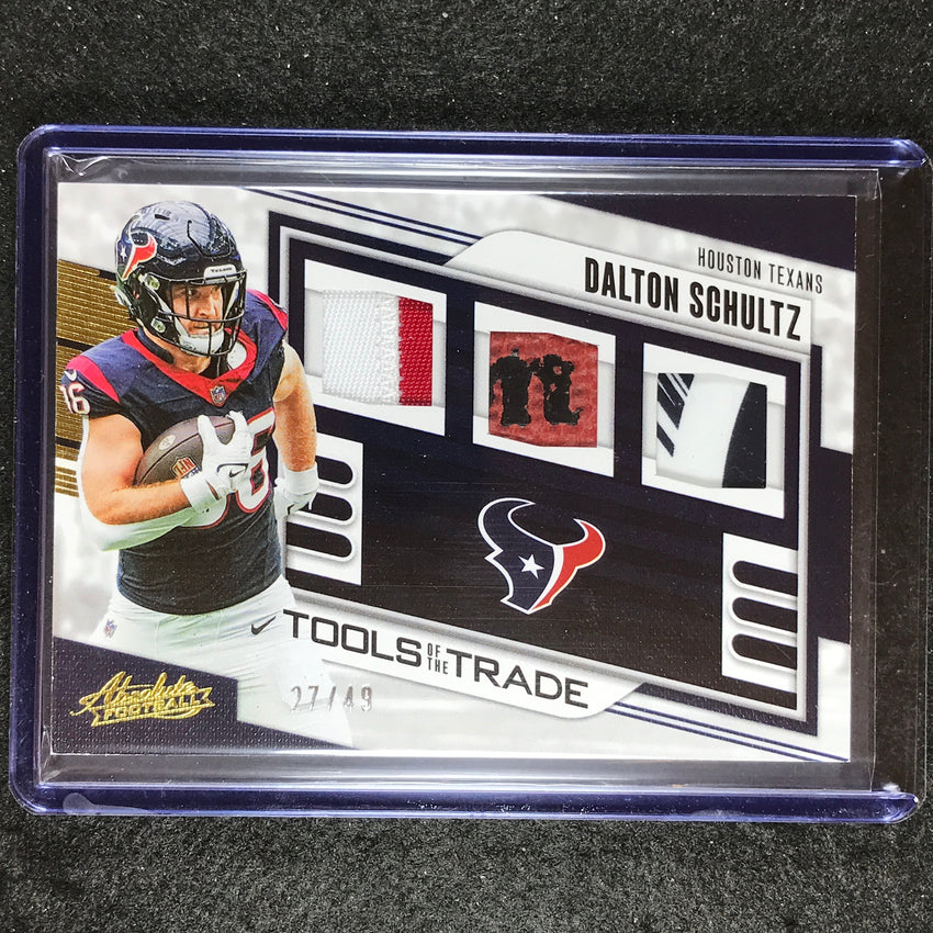 2023 Absolute Football Dalton Schultz Tools Of The Trade Jersey Prime 27/49
