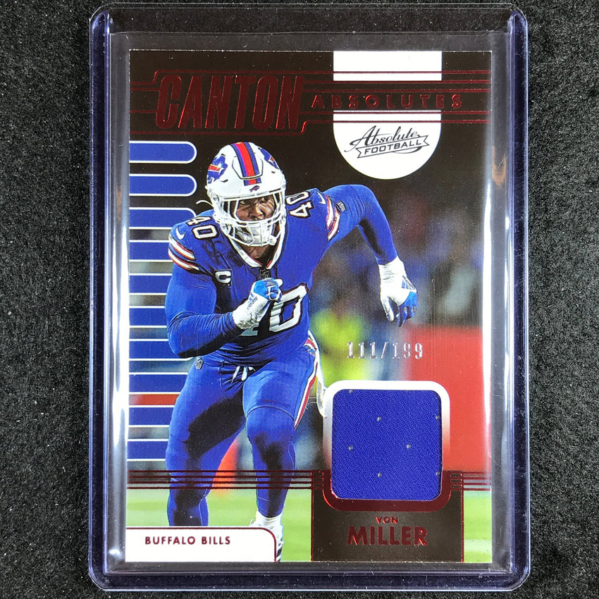2023 Absolute Football Von Miller Canton Absolutes Jersey Relic 11/199
