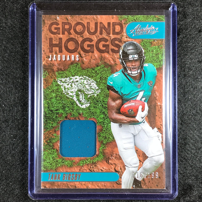 2023 Absolute Football Tank Bigsby Ground Hoggs Jersey Relic 116/199