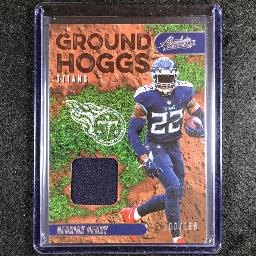 2023 Absolute Football Derrick Henry Ground Hoggs Jersey Relic 100/199