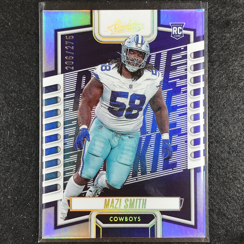 2023 Absolute Football Mazi Smith Rookie Base Silver 206/275