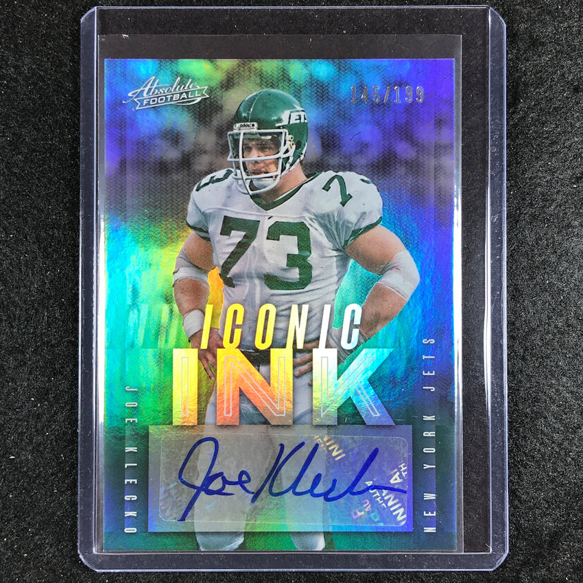 2023 Absolute Football Joe Klecko Iconic Ink Auto Silver 145/199