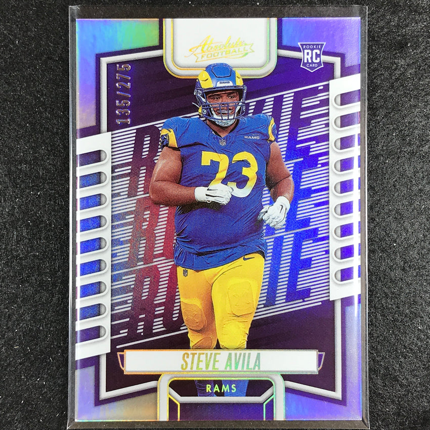 2023 Absolute Football Steve Avila Rookie Base Silver 135/275