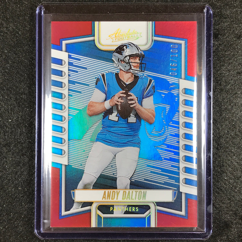 2023 Absolute Football Andy Dalton Base Red Spectrum 46/100
