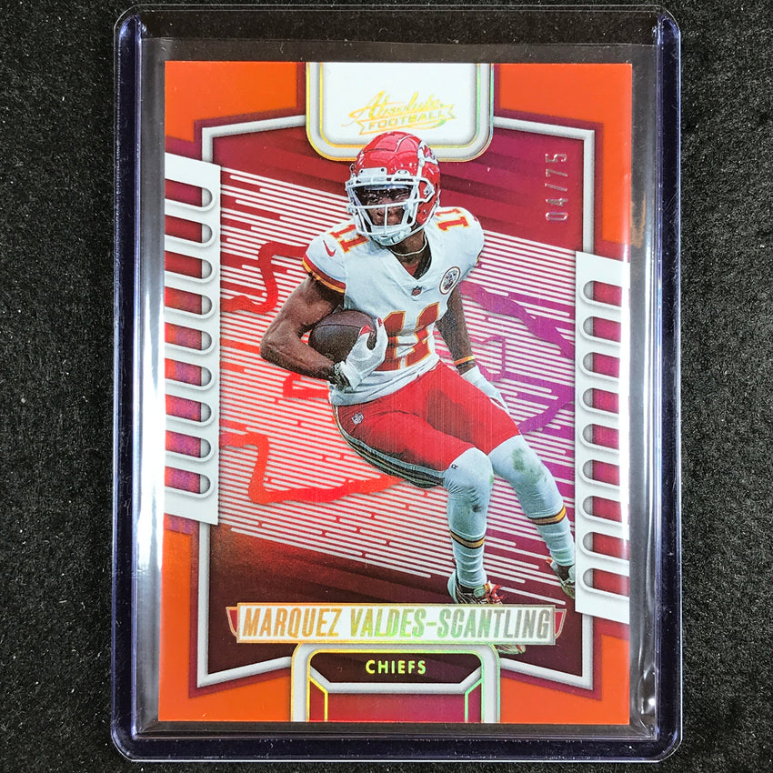 2023 Absolute Football Marquez Valdes-scantling Base Orange Spectrum 4/75