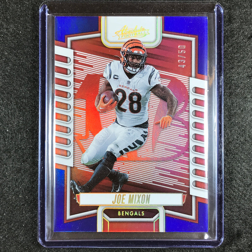 2023 Absolute Football Joe Mixon Base Blue Spectrum 43/50